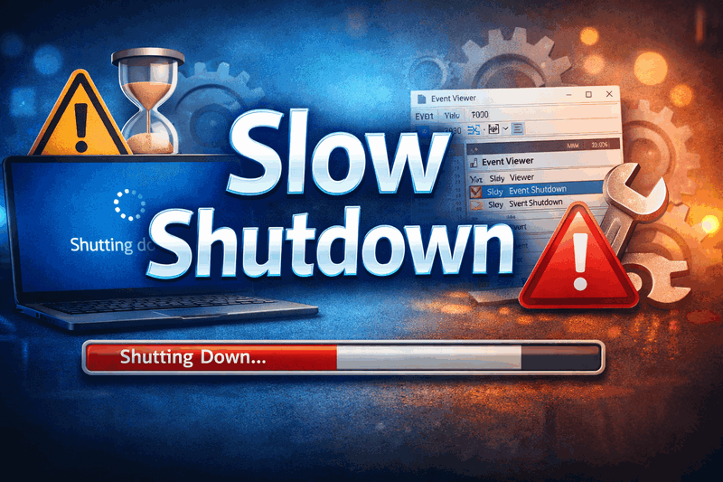 How to solve slow shutdown in Windows 10 & 11