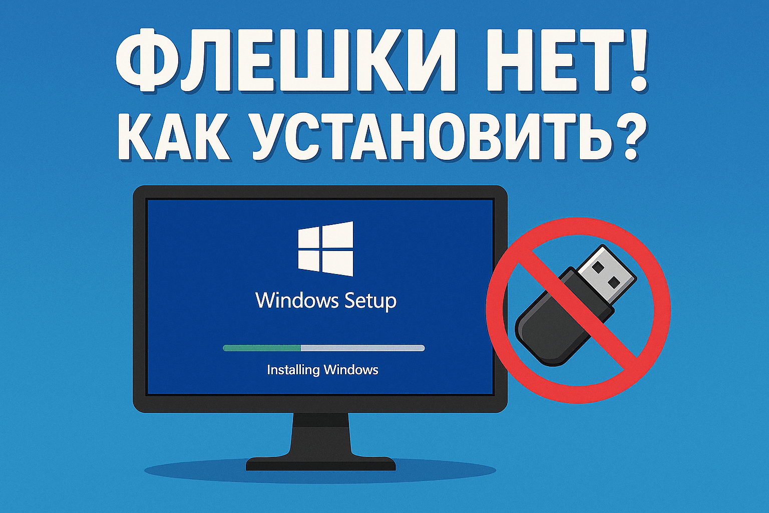 Как установить Windows 10/11 без флешки